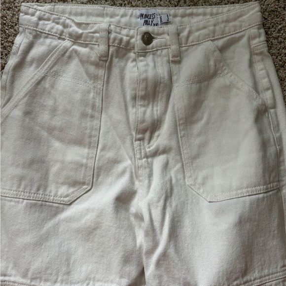 Princess Polly CALCETTO WIDE LEG JEANS WHITE - Size US 4 - Picture 8 of 12